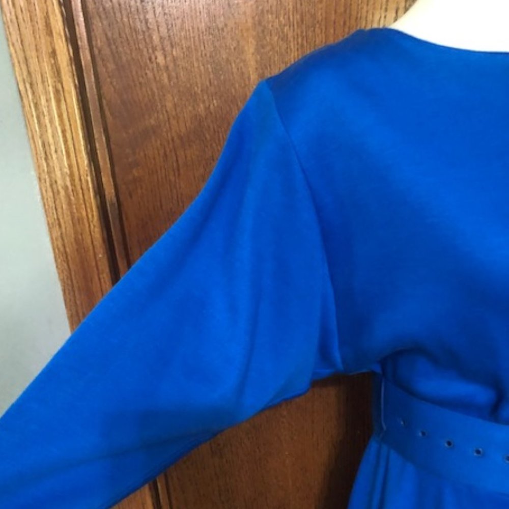 Moda International Blue Knit Dress - Picture 5 of 10